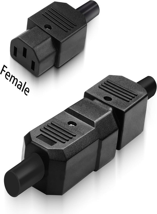 ام كي موصل MX IEC C13 ثلاثي الأطراف أنثى تيار متردد، مقبس طاقة 10 أمبير 250 فولت لأجهزة الكمبيوتر SMPS وUPS والشاشات والطابعات وأسلاك الطاقة - آمن ومتين (عبوة من 20 قطعة) - Image 5